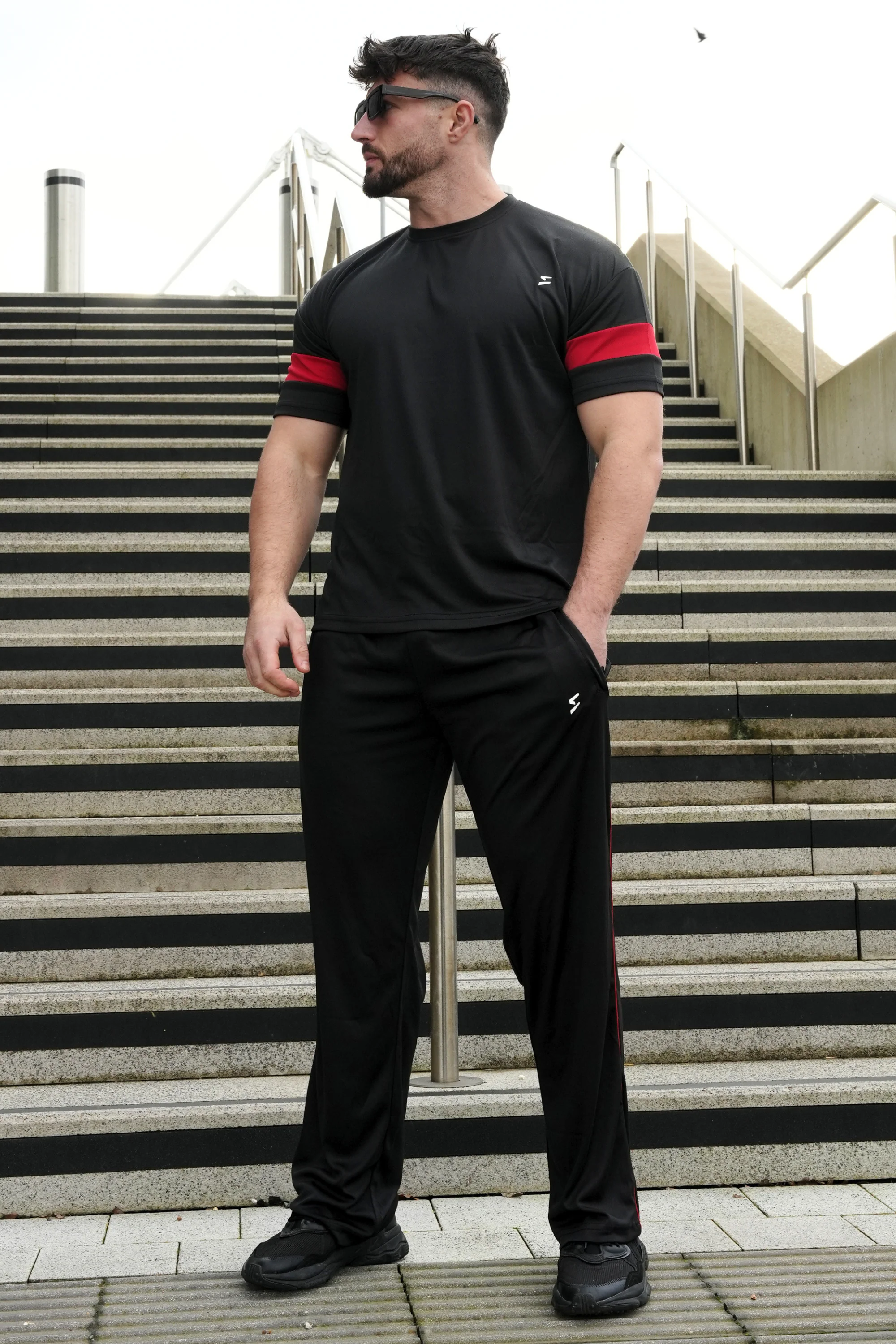 Spd Black Oversize Tracksuit - Image 2