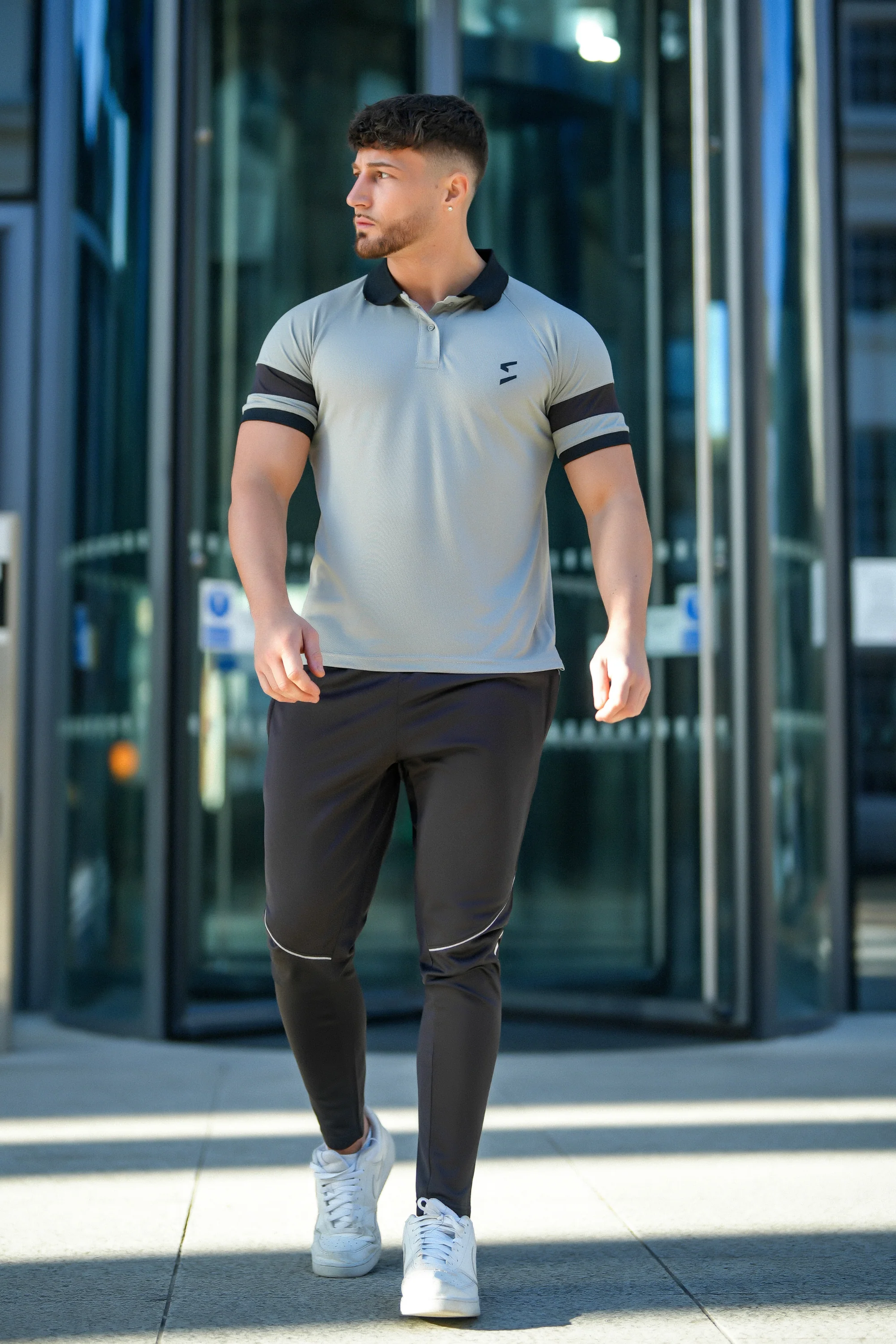SPD Grey Running Polo - Image 2