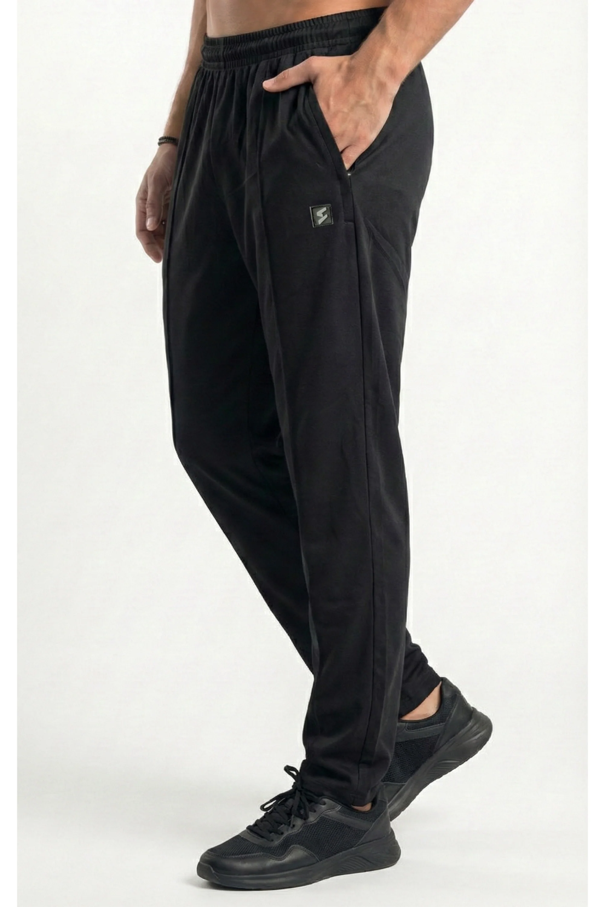 SPD Black Button Up Trouser - Image 2