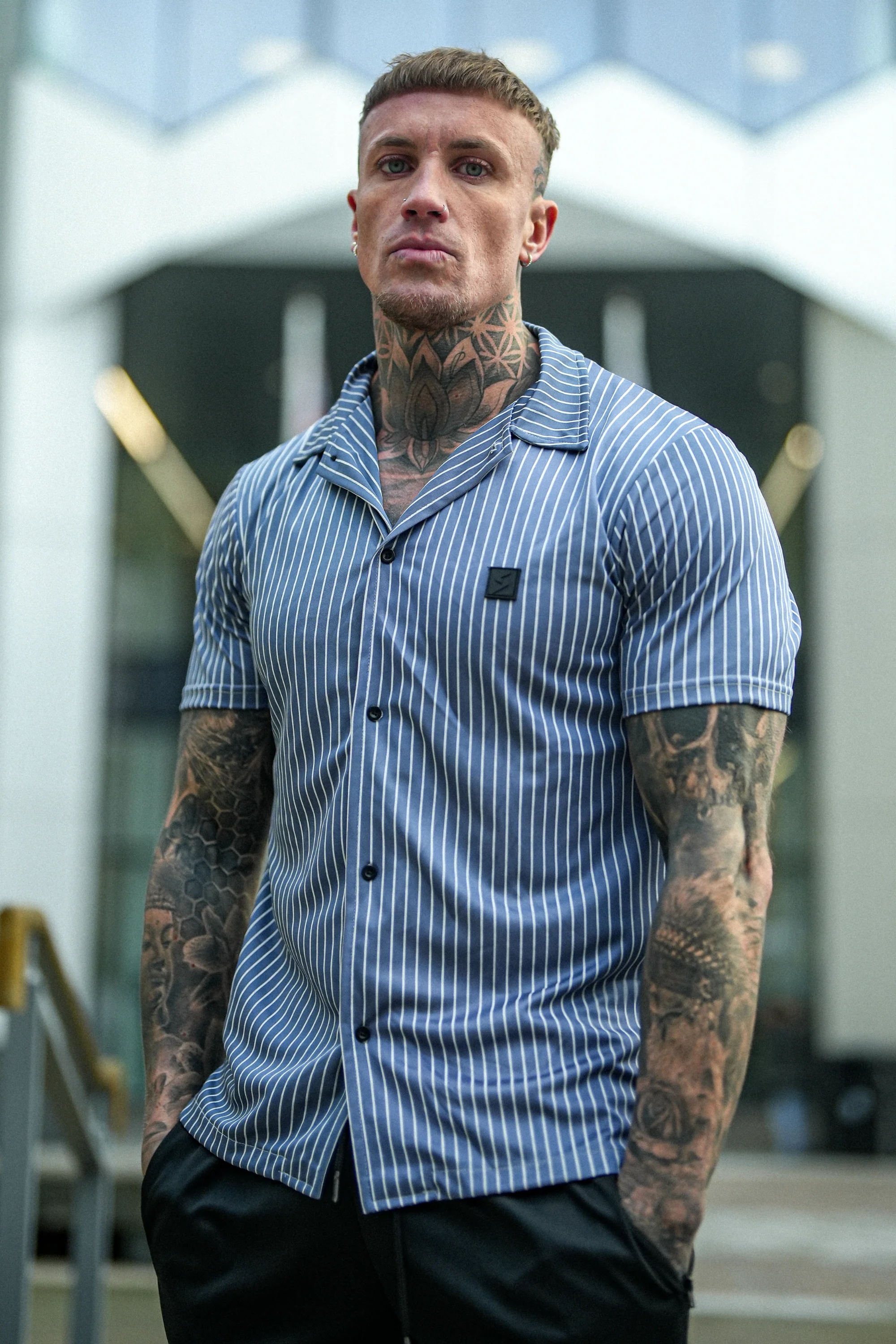 Speed Grey Stripe Tracksuit - Image 2