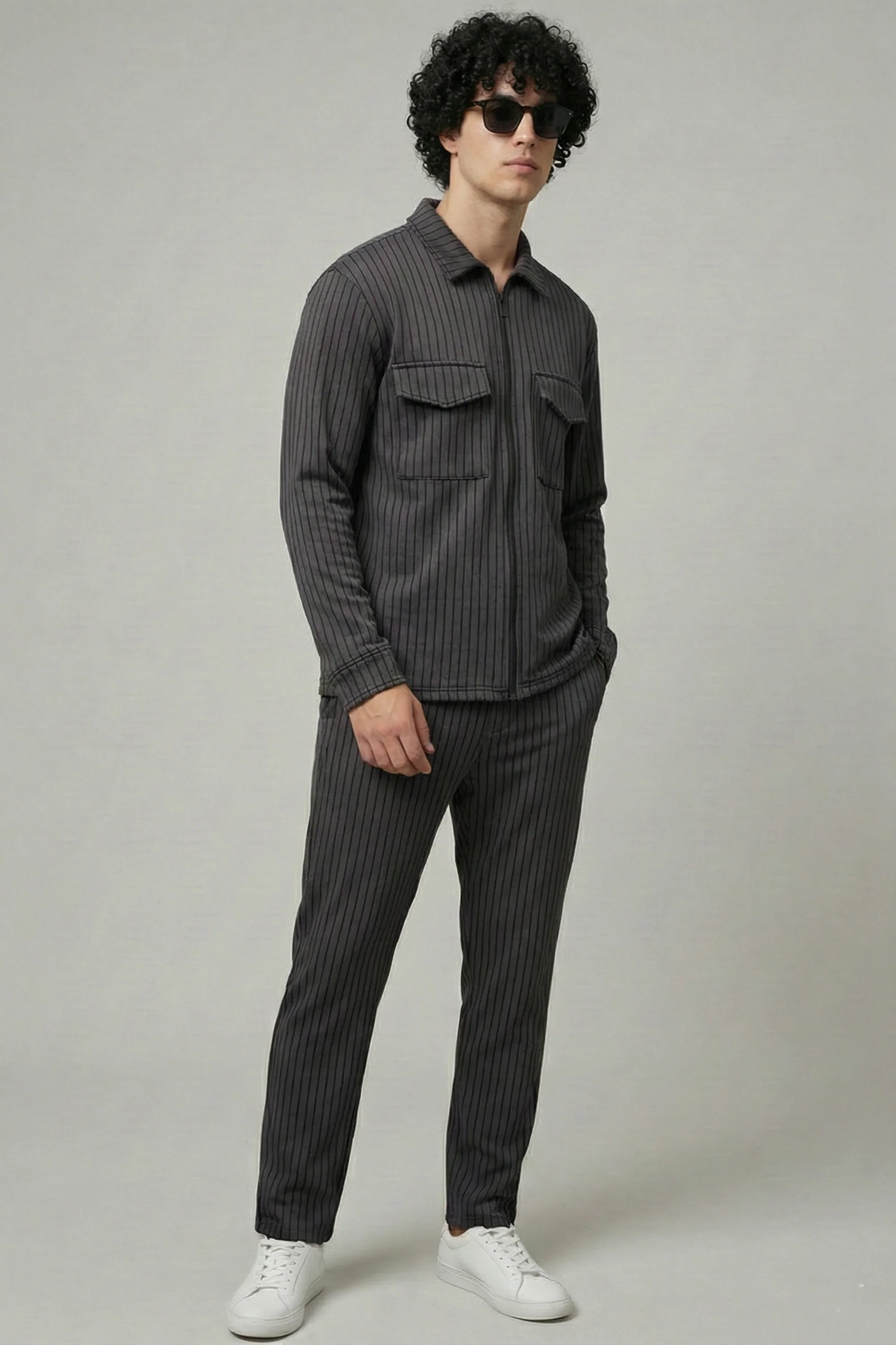 Spd Grey Line Tracksuit - Image 2
